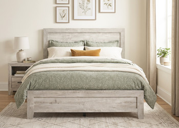 GOVINA White 51" Height Bed