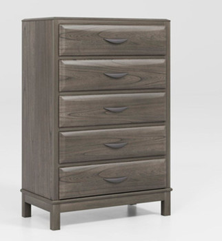 Mazing - Five Drawer Chest - Gray
