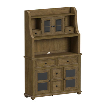 Heritage & Home - Buffet And Hutch - Oak Brown