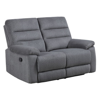 Cozy - Manual Recliner Loveseat - Gray