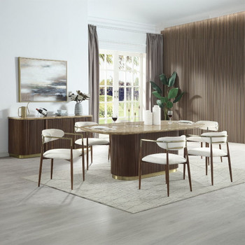 Clayten - Server - Brown Oak