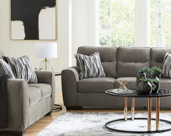 HARRISON Gray Sofa & Loveseat