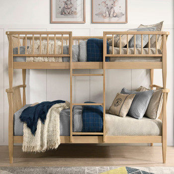 APPLETON Almond Twin over Twin Bunk Bed