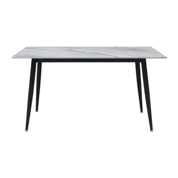 Salerno - Dining Table - Black / Gray