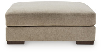Linenhause - Oversized Accent Ottoman - Dune