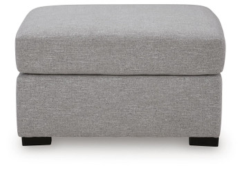 UrbanCrest - Oversized Accent Ottoman - Pewter
