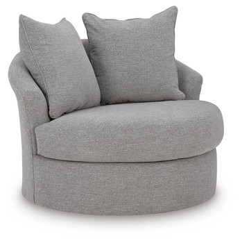 UrbanCrest - Swivel Accent Chair - Pewter
