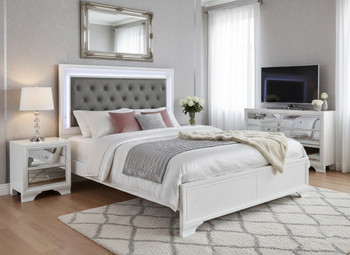 KRISTAL White Youth Bedroom Set