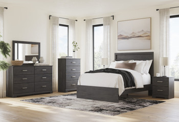 GATELL Charcoal Youth Bedroom Set