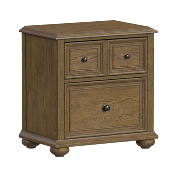Heritage & Home - Nightstand With USBC - Oak Brown