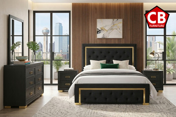 LACROIX Black Bedroom Set