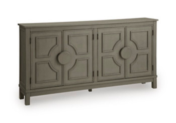 Darlock - Accent Cabinet - Warm Gray
