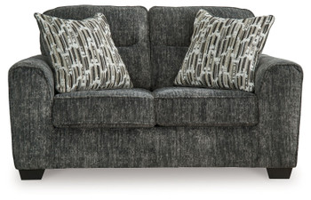 Lonoke - Loveseat - Gunmetal