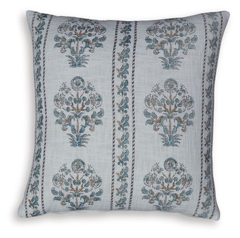 Paulmour - Pillow (Set of 4) - Ivory / Green / Brown