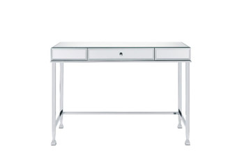 Canine - Writing Desk - Mirrored And Chrome