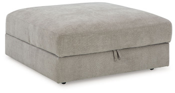 Aslan Court - 5 Pc. - 4-Piece Sofa Pit Sectional, Ottoman - Pebble