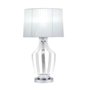 Mathilda - Table Lamp - Clear Acrylic & Chrome