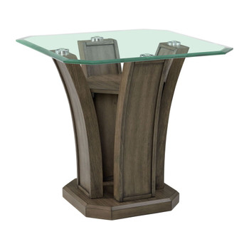 Dapper - Square End Table - Grey