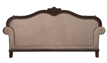 Chateau De Ville - Sofa With 5 Pillows Same Lv01588) - Fabric & Espresso