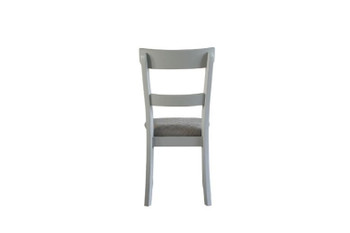 House Marchese - Side Chair (Set of 2) - Two Tone Gray Fabric & Pearl Gray