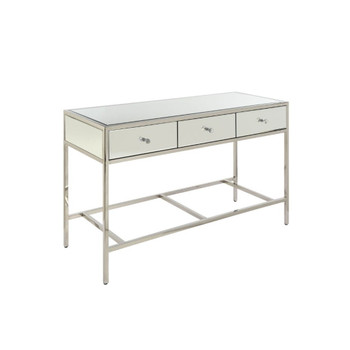 Weigela - Accent Table - Mirrored & Chrome