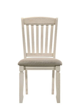Fedele - Side Chair (Set of 2) - Tan Fabric & Cream