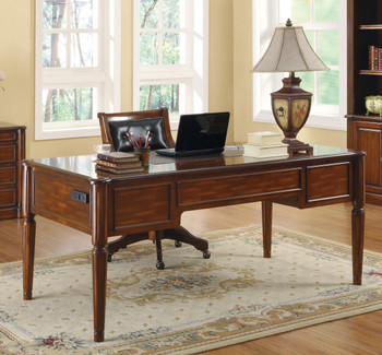 KAEDEN 36'' Wide Rich Walnut Desk