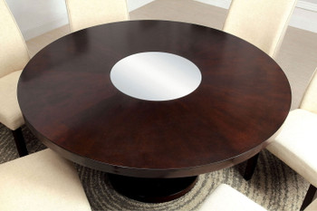 Cimma - Round Dining Table - Espresso