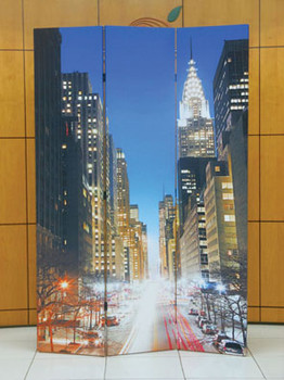 Jacie New York City Three-Panel Divider