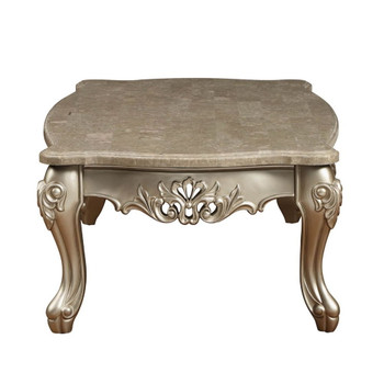 Ranita - Coffee Table - Marble & Champagne