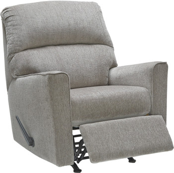 STELLAR Nickel 34" Wide Rocker Recliner