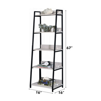 Wendral - 16"L Bookshelf - Natural & Black