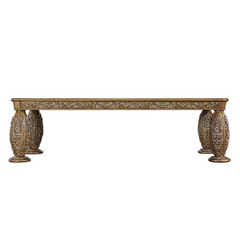 Constantine - Dining Table - Brown & Gold Finish