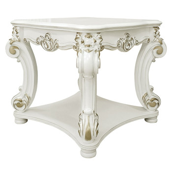 Vendome - 31" End Table - Antique Pearl