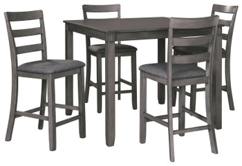 Bridson - Gray - Square Counter TBL Set (Set of 5)