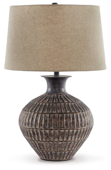 Magan - Metal Table Lamp  - Antique Bronze Finish