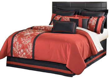 Dominic Black Headboard Bed