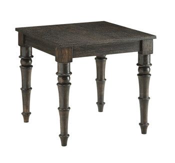 Kami - End Table - Antique Black