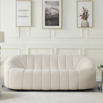 Osmash - Sofa - White Teddy Sherpa