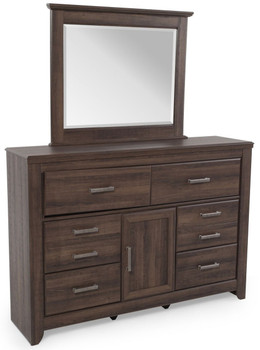 HACIENDA Aged 61" Wide Dresser & Mirror