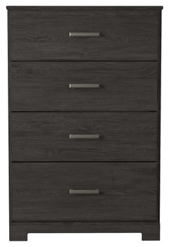 Belachime - Black - Four Drawer Chest