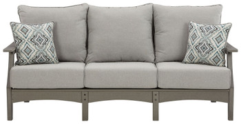 Visola - Sofa with Cushion - Gray