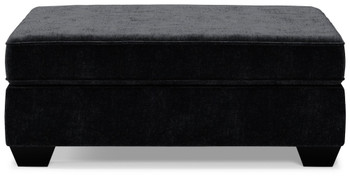 Lavernett - Oversized Accent Ottoman - Charcoal