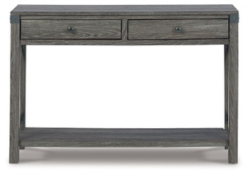 Freedan - Console Sofa Table - Grayish Brown