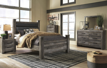 MANOR Aged Poster Bedroom Set