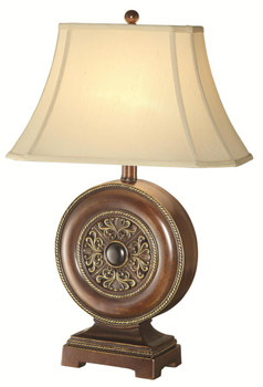 Blossom Brown w/Flare Shade Table Lamp