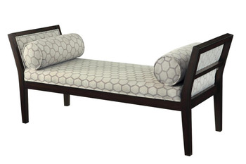 Conroy Hexagon Bench with Lumbar Pillows