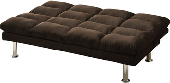 ILEAN Espresso 67" Wide Sofa Bed