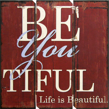 BeYouTiful Wall Plaque