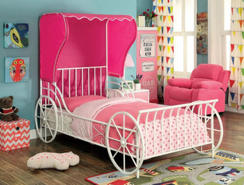 Carina Twin Pink Bed